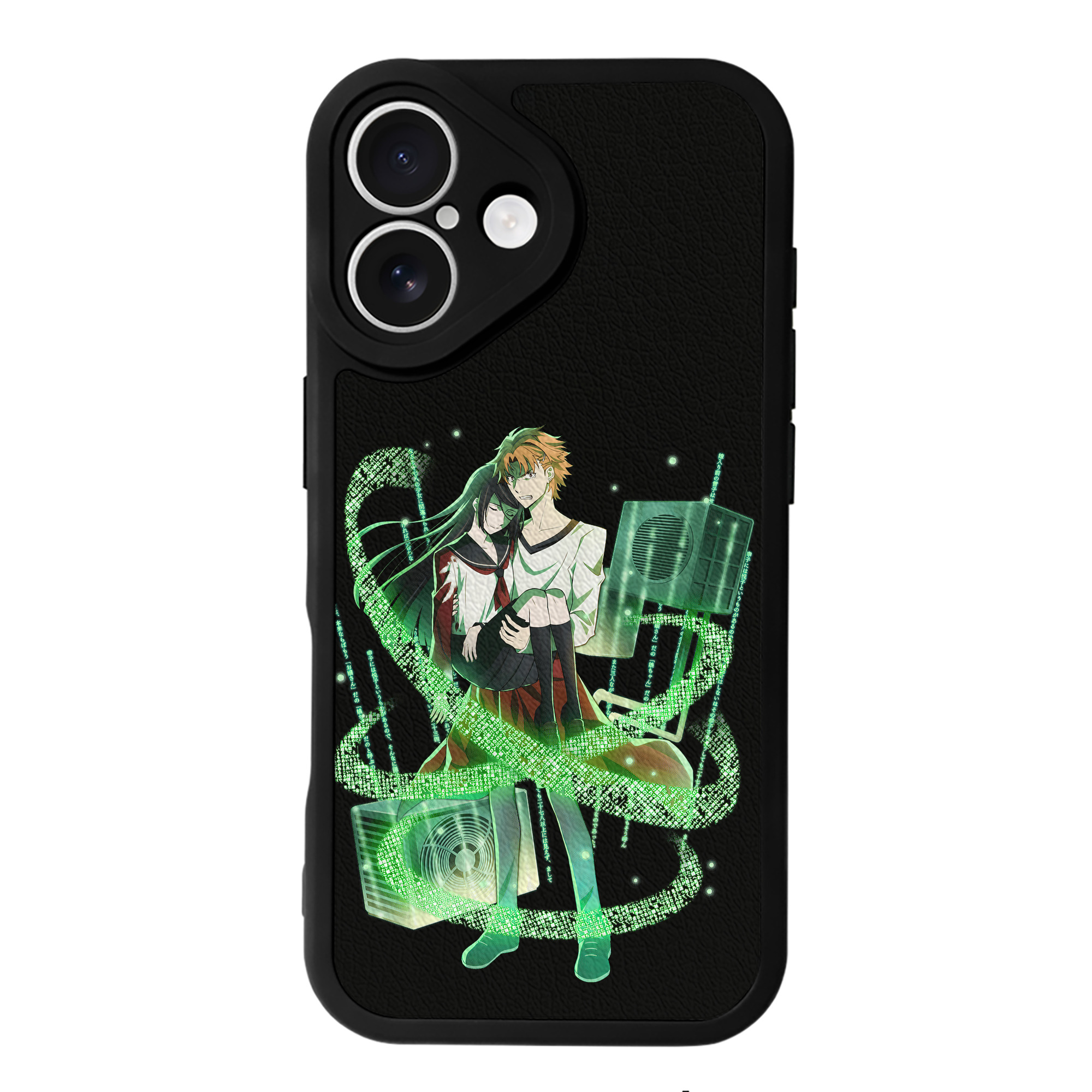 （画像用） 文豪ストレイドッグス Bungo Stray Dogs 【iPhone 16シリーズ対応】シリコンスマホケース（レザー調） 材質：シリコン
